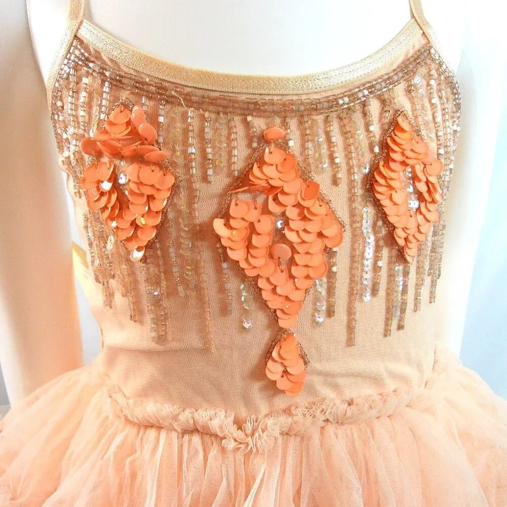 Tutu Du Monde, New with tags Coral Detailed Dress